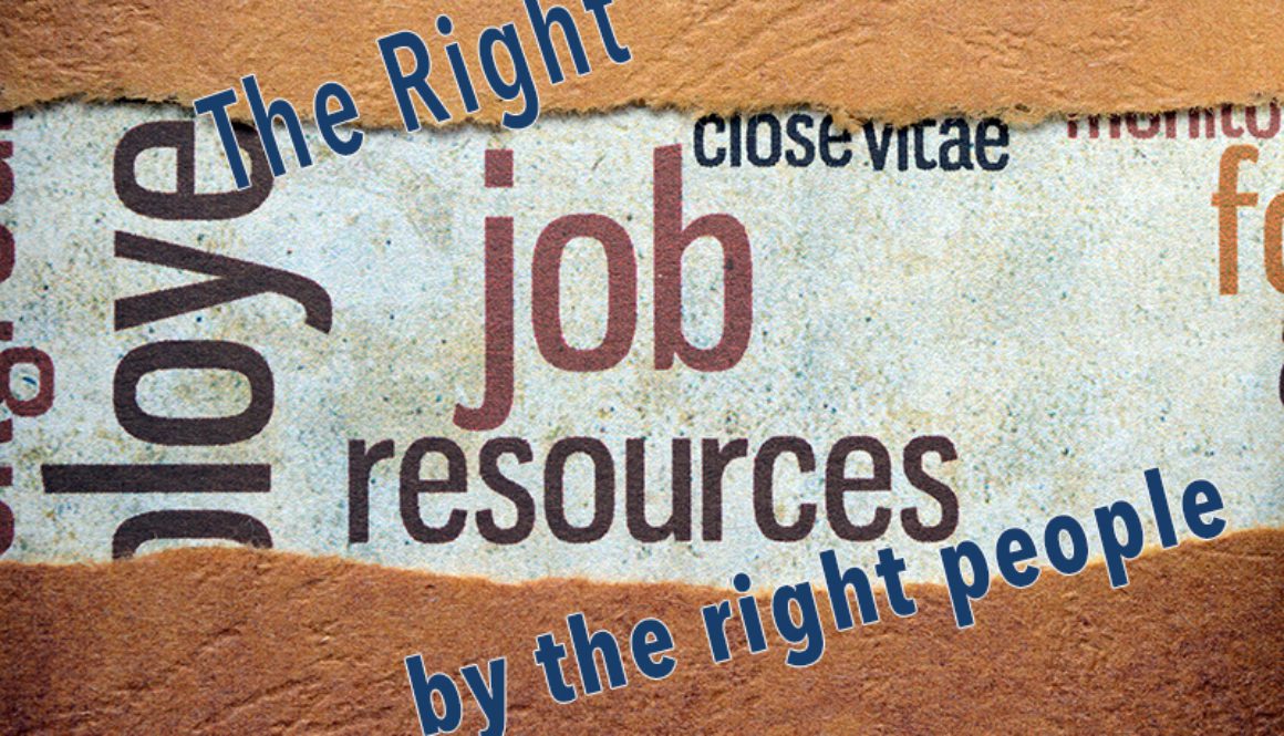 Right job for the right person